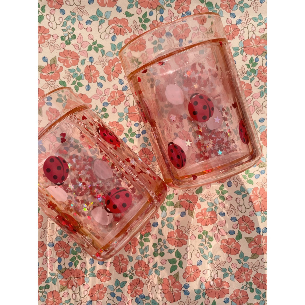 Konges Sløjd Ladybug 2 Pack Ladybug Glitter Cups