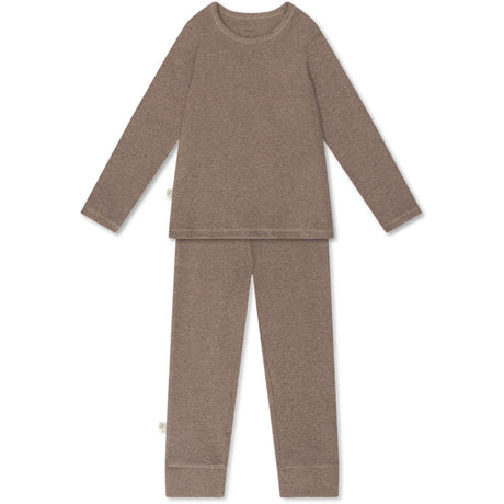 That's Mine Brown melange Christer homewear set