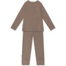 That's Mine Brown melange Christer homewear set
