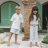 That's Mine Blue Stripe Isa Shorts