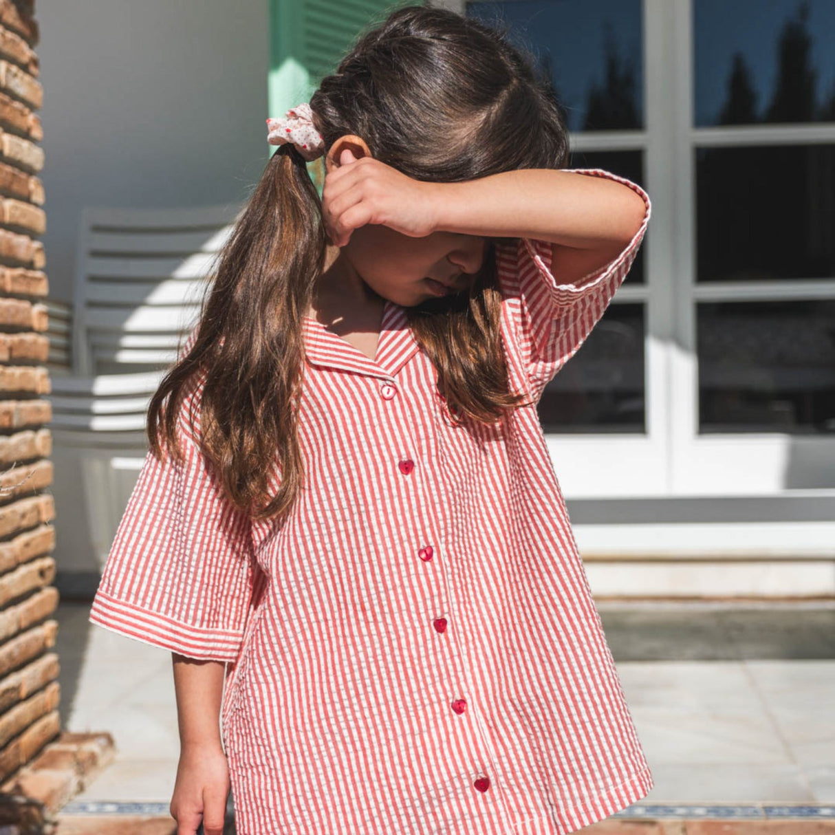 That's Mine Red Stripe Ino-Tröja