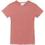 The New Old Rose Lotus Rib T-Shirt