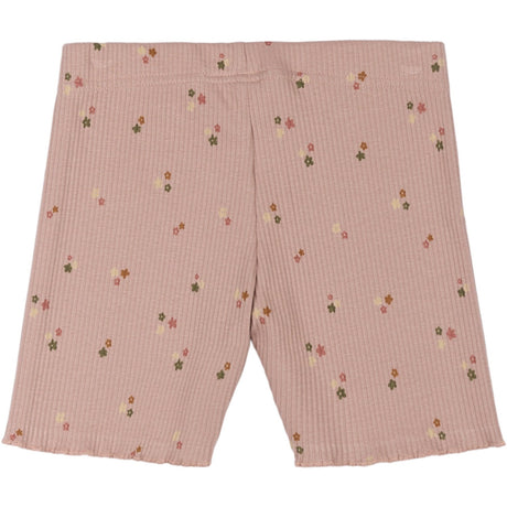 The New Adobe Rose AOP Oreta Tight Rib Shorts