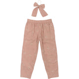 The New Adobe Rose AOP Olinam Carrot Byxor