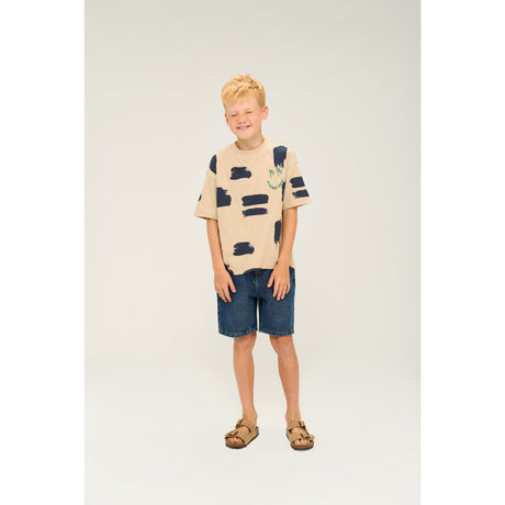 The New Medium Blue Denim Re:turn Loose Fit Shorts