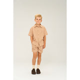 The New Indian Tan Striped Ollie Skjorta