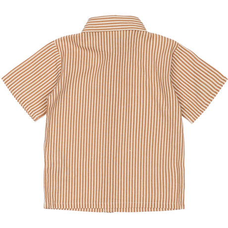 THE NEW Siblings Indian Tan Striped Opal Skjorta