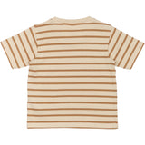 THE NEW Siblings Indian Tan Striped Nat Uni Översize T-Shirt