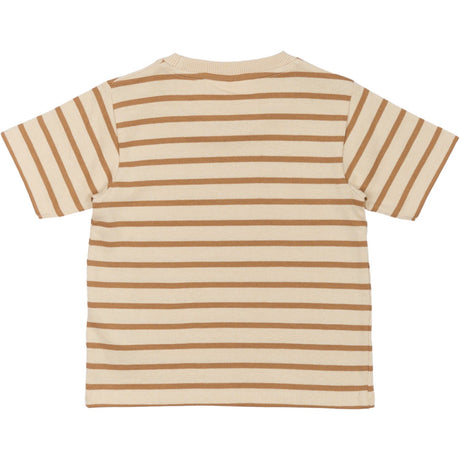 THE NEW Siblings Indian Tan Striped Nat Uni Översize T-Shirt