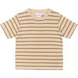 THE NEW Siblings Indian Tan Striped Nat Uni Översize T-Shirt