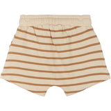 THE NEW Siblings Indian Tan Striped Nat Uni Shorts