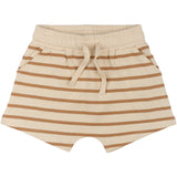 THE NEW Siblings Indian Tan Striped Nat Uni Shorts