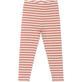 THE NEW Siblings Old Rose Striped Fro Uni Rib Leggings