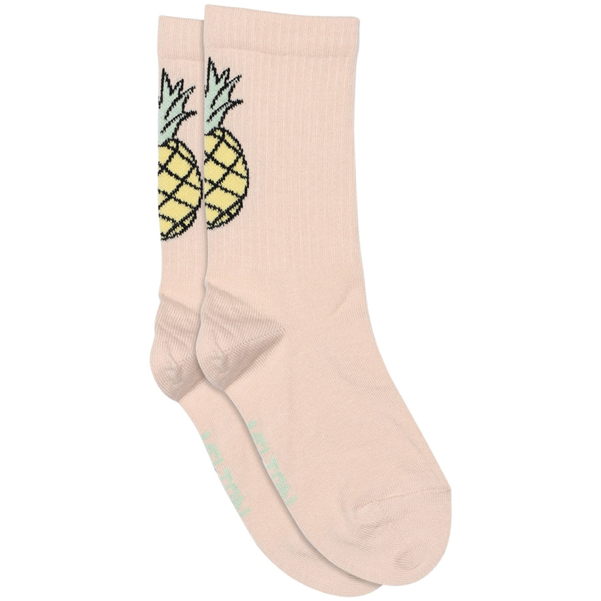 MELTON Crystal Pink Ananas strumpor