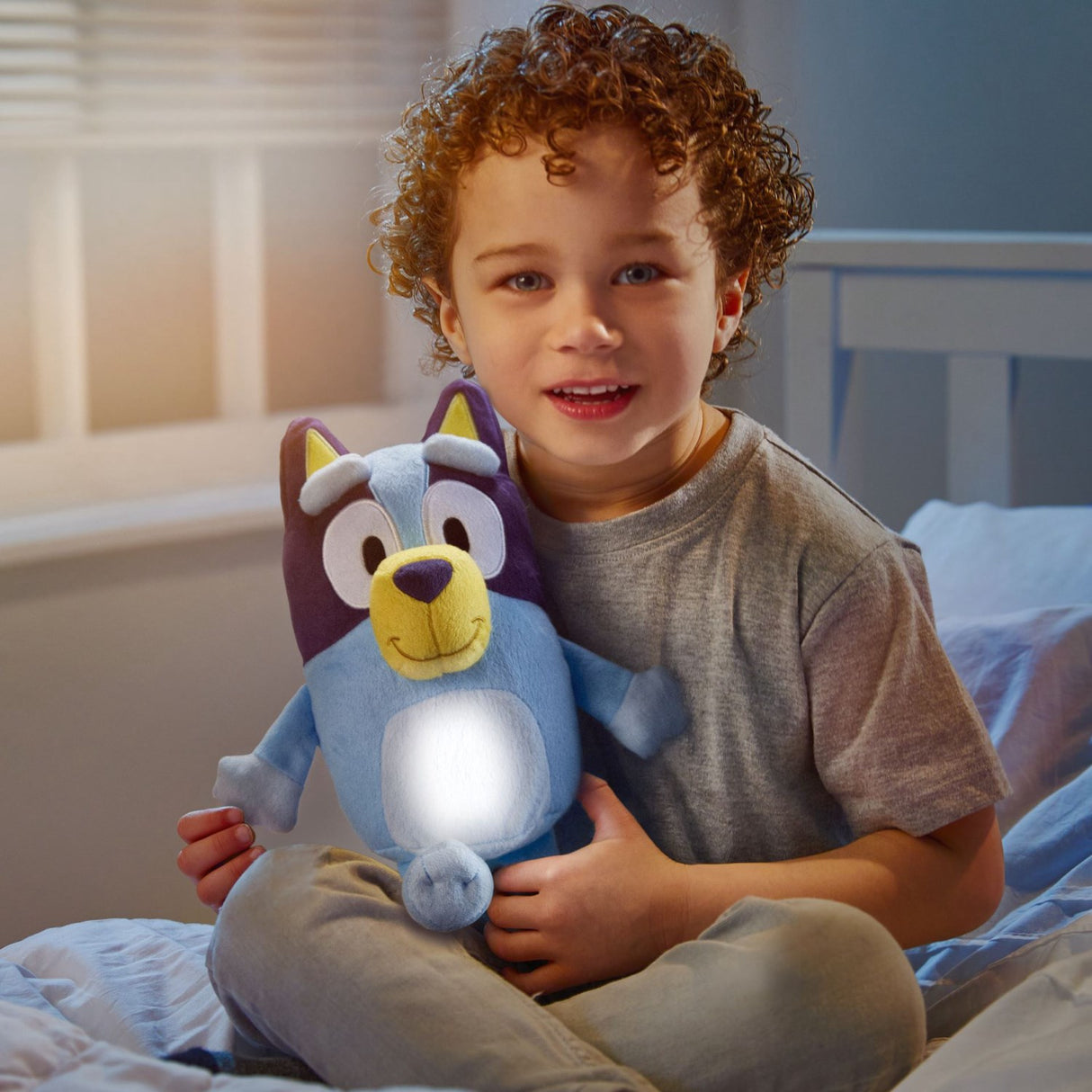 Bluey Kids Light Up Bedtime Pal - Soft toy night light