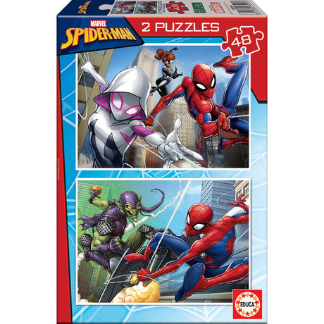 Educa Pusselspel 2X48 Spider-Man