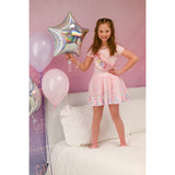 Great Pretenders  Party Fun Sequins Skirt - Pink/Neon, SIZE US 4-6