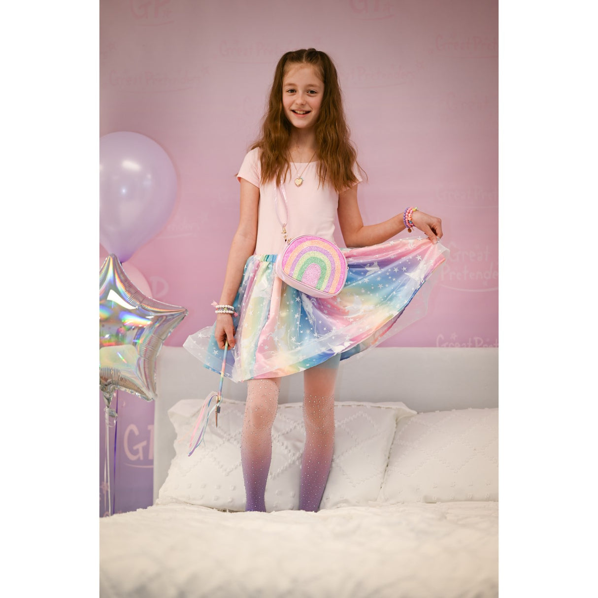 Great Pretenders  Enchanted Unicorn Skirt and Wand Set