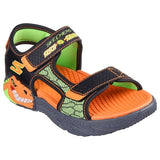 Skechers Creature Splash River Sandal Black Orange