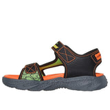 Skechers Creature Splash River Sandal Black Orange 3