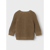 Lil'Atelier Sepia Tint Emlen Knit Cardigan Noos