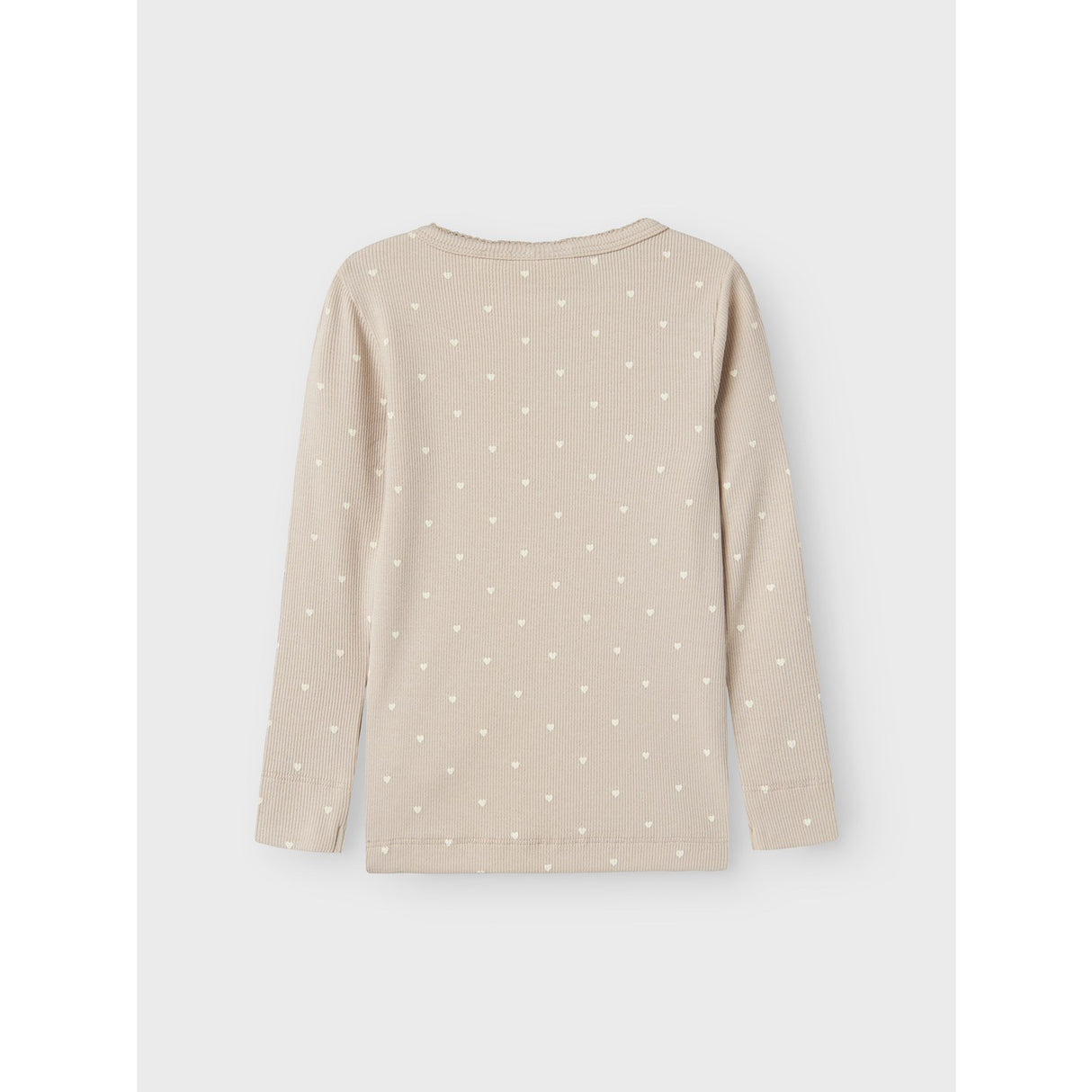 Lil'Atelier Gray Morn Heart Gago Slim Blus Noos