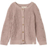 Lil'Atelier Shadow Gray Emlen Embroidery Ao Stickad Cardigan
