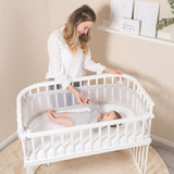 babybay ® White Varnished stänger