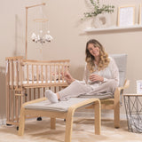 babybay ® White Varnished stänger