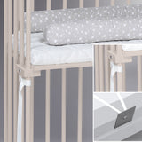 babybay® Beige Varnished Boxspring Co-Sleeper