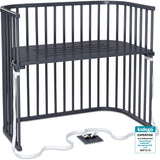 babybay® Grey Varnished Boxspring Xxl Co-Sleeper