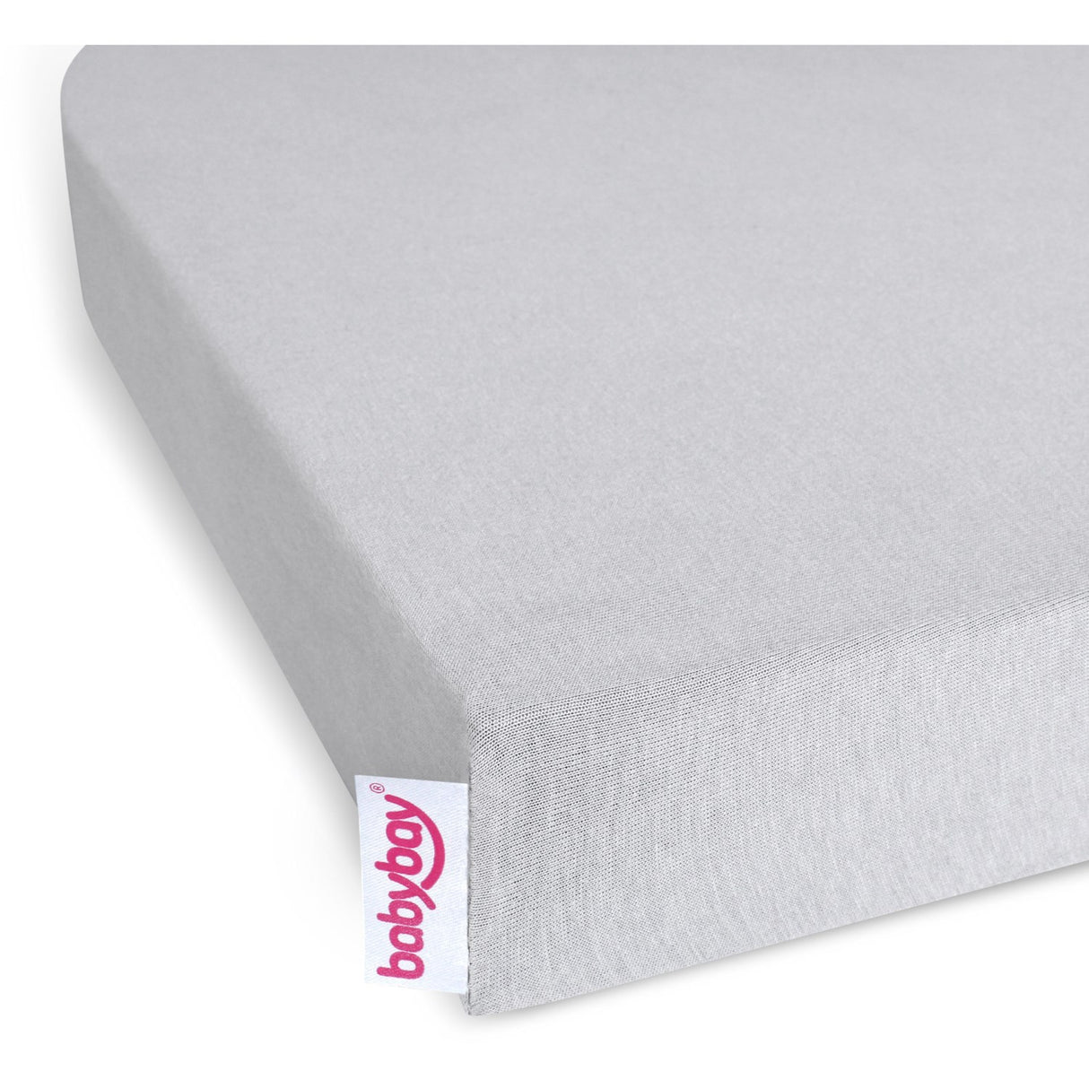babybay® Soft Grey Jersey Cover Deluxe Ark 2-Pack Original