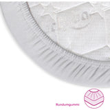 babybay® Soft Grey Jersey Cover Deluxe Ark 2-Pack Original