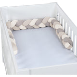 babybay ® Ivory/Beige/Cream Nest Snake Jersey Flätad 200 cm