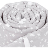 babybay ® Pearlgrey White Stars Sengerand Pique