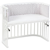 babybay ® Pearlgrey White Stars Sengerand Pique