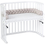 babybay ® Beige Nest Snake Jersey Flätad 180 cm