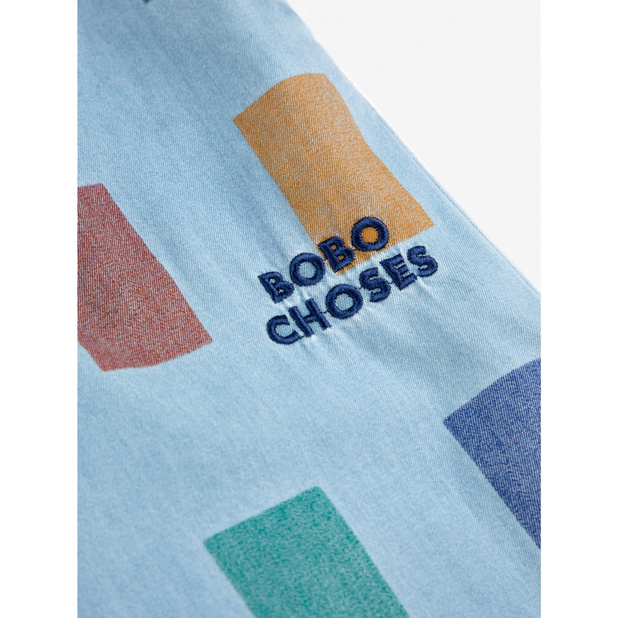 Bobo Choses Light Blue Color Game All Över Baggy Pants