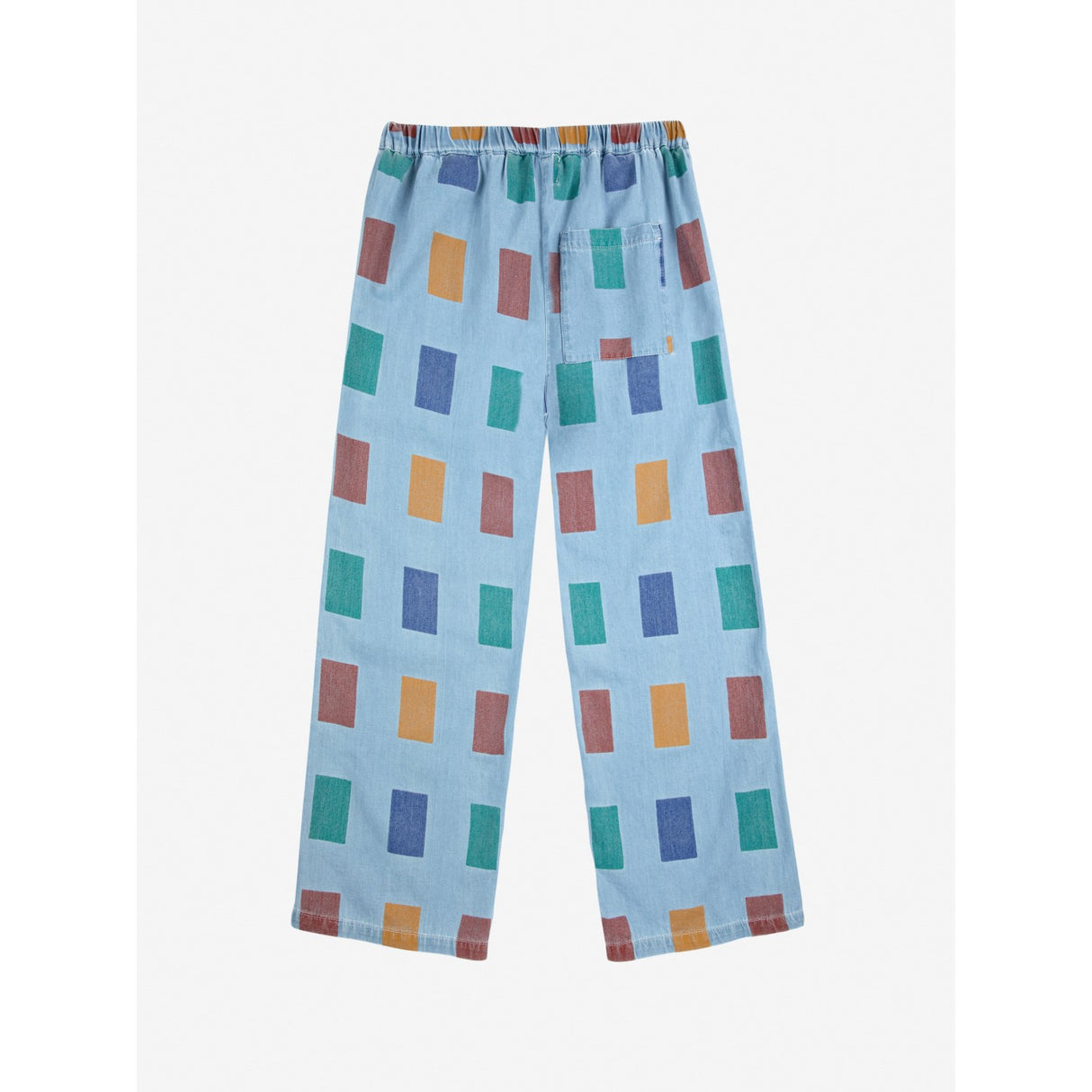 Bobo Choses Light Blue Color Game All Över Baggy Pants