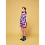 Bobo Choses Pink Stripes All Över Ruffle Shorts