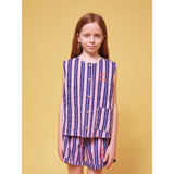 Bobo Choses Pink Stripes All Över Sleevless Shirt