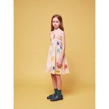 Bobo Choses Beige Wonder Horses All Över Sleevless Strap Dress