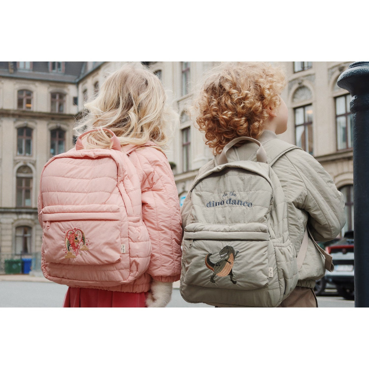 Konges Sløjd Mellow Rose Juno Quilted Backpack Midi