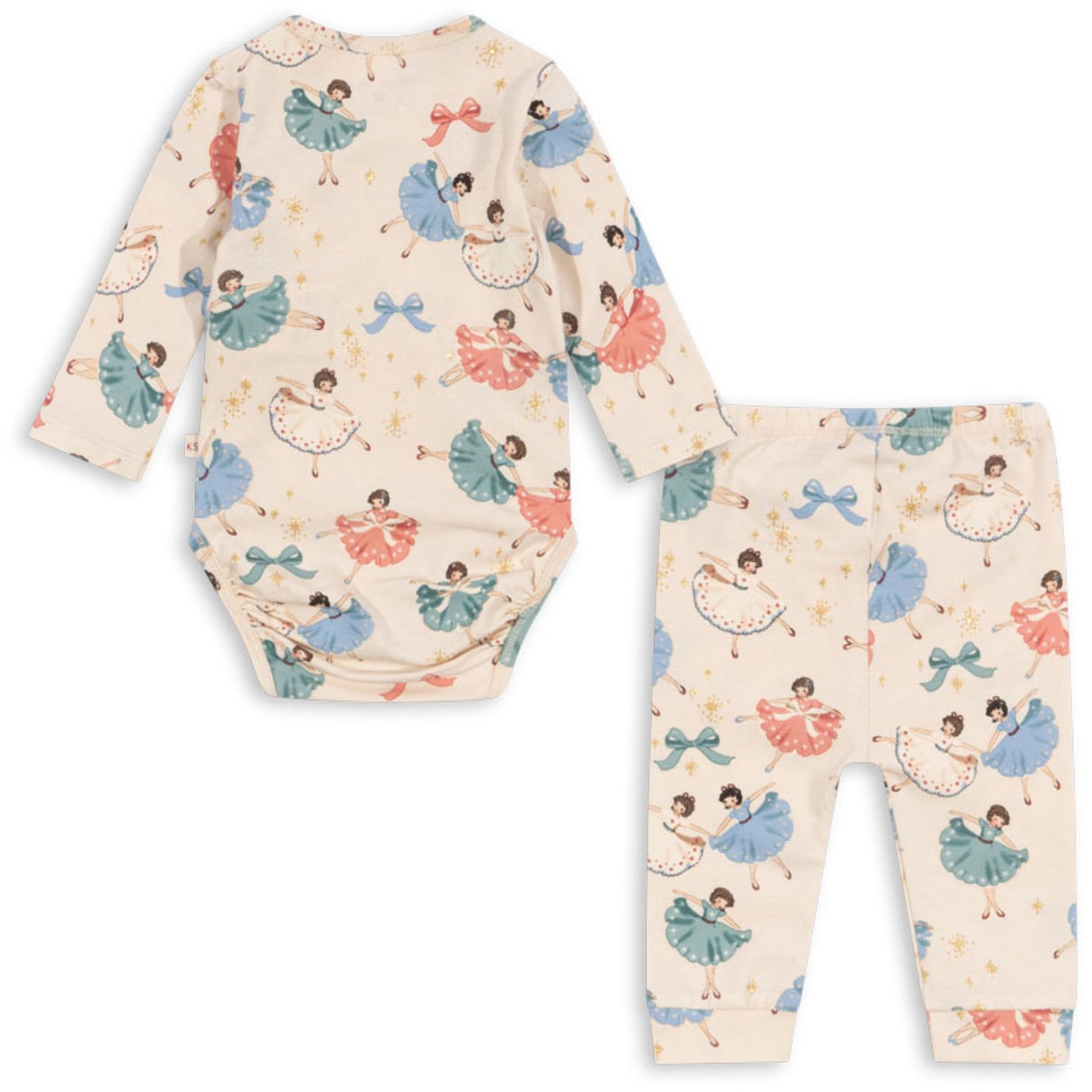 Konges Sløjd Bow Ballerinaskor Basic Newborn Set Gots