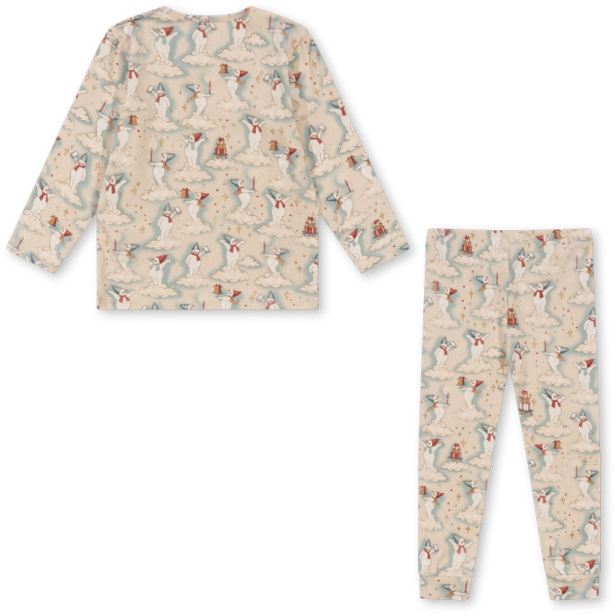 Konges Sløjd Let It Snow Basic Blouse/Pants Set Gots