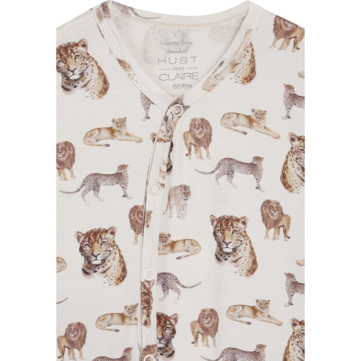 Hust & Claire White Sand Mulle Nattdräkt