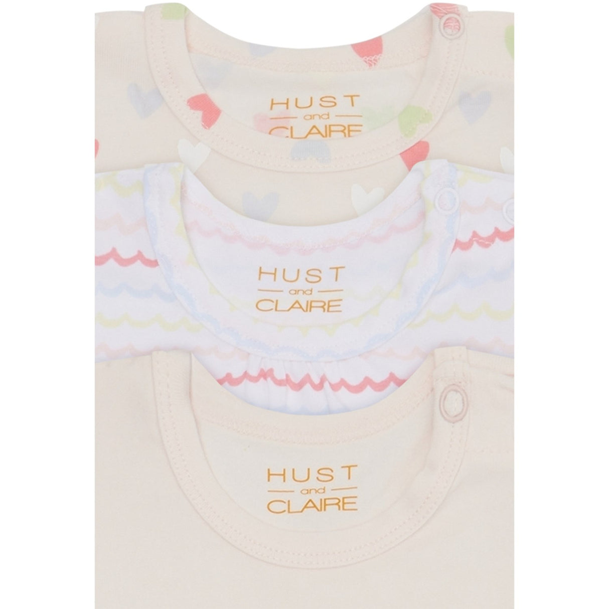 Hust & Claire White Bella Body 3-pack