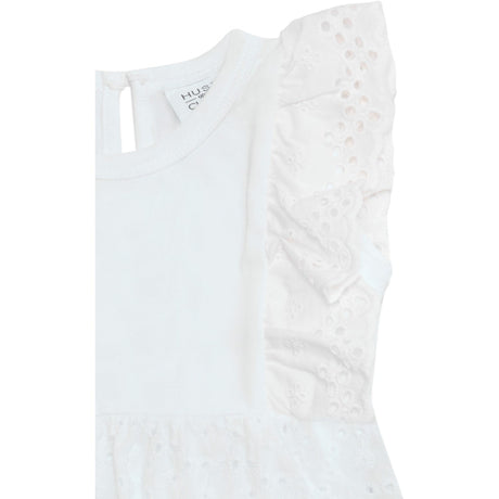 Hust & Claire White Kristi Klänning