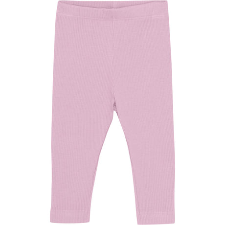 Minymo Light Rose Leggings Rib