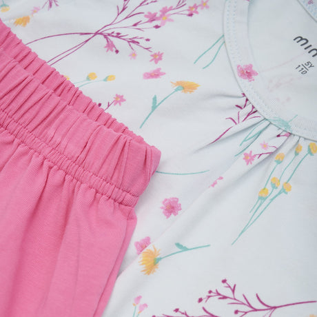 Minymo Wan Blue T-Shirt och Shorts Set AOP